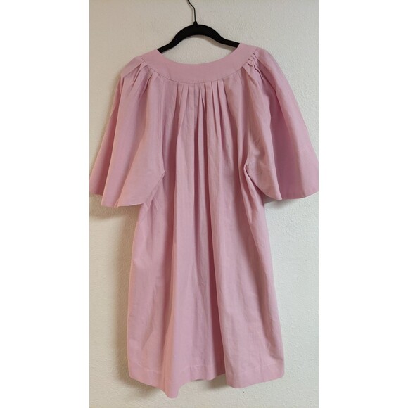 Wmn's Tuckernuck-Pomander Place Orchid Pink Finley Flutter Sleeve Dress M "FLAW" - Picture 10 of 15